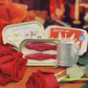 smoked rose water tinned fish candle