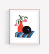 'We Shall See' Magic 8 Ball and Flowers Fine Art Print
