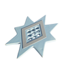 Star Flower Frog  | Sky Blue | Ceramic Lid