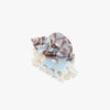 Blue Whelk Claw - Acetate Sea Snail Shell Hair Clip