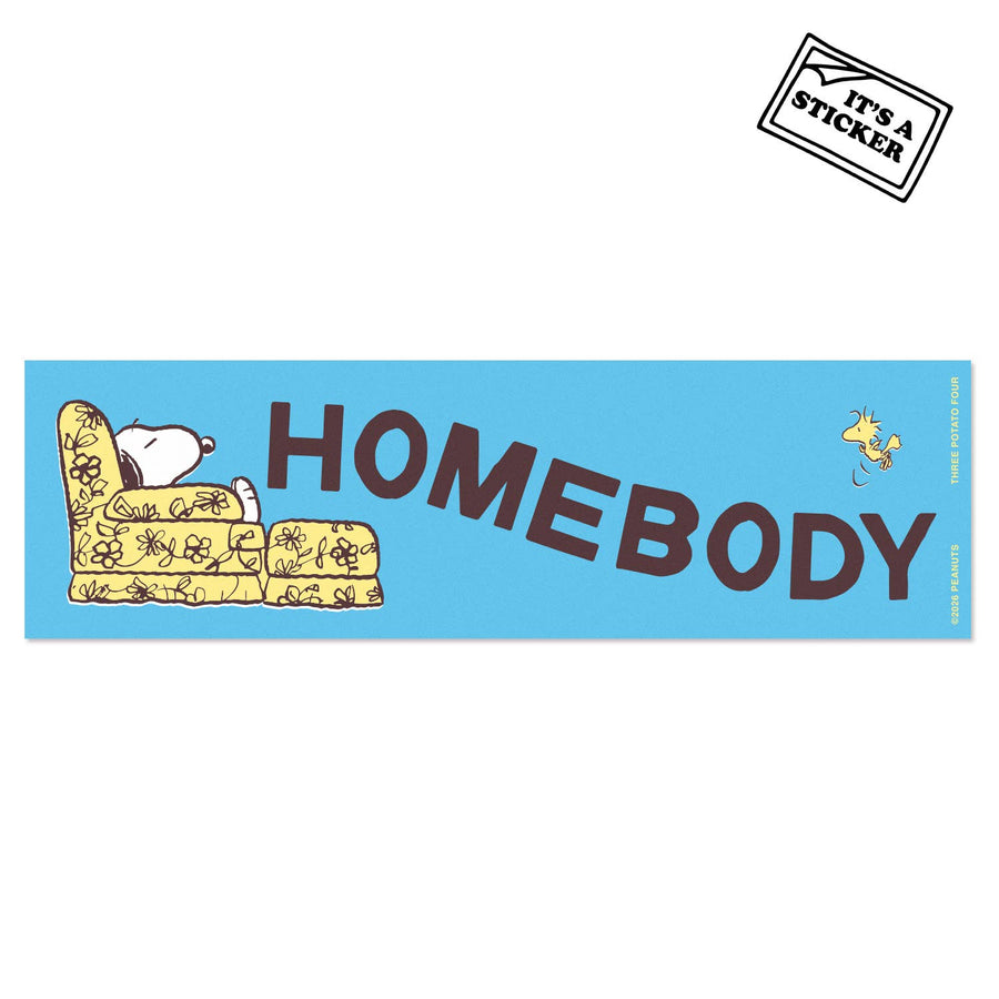 3P4 x Peanuts® - Snoopy Homebody Bumper Sticker