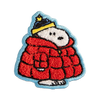 snoopy puffer iron-on patch