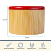 Salt Cellar with Red Swivel Lid, 6-Oz. Capacity