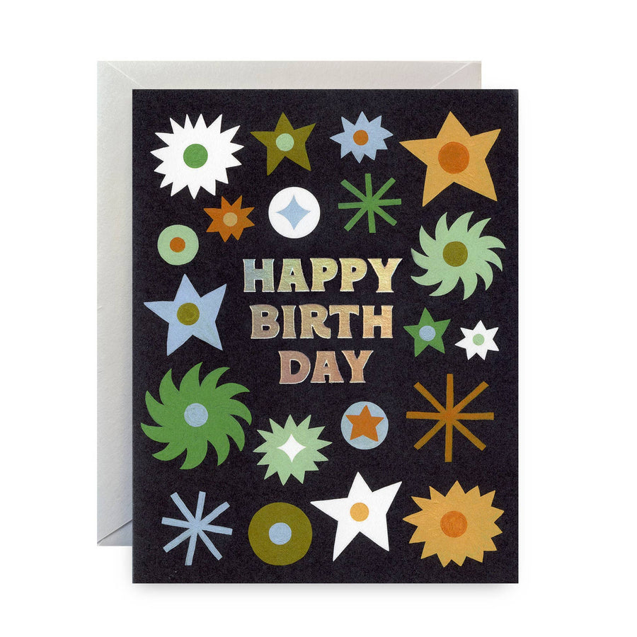 Starry Birthday Card 