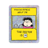 the doctor is in by peanuts - die-cut sticker