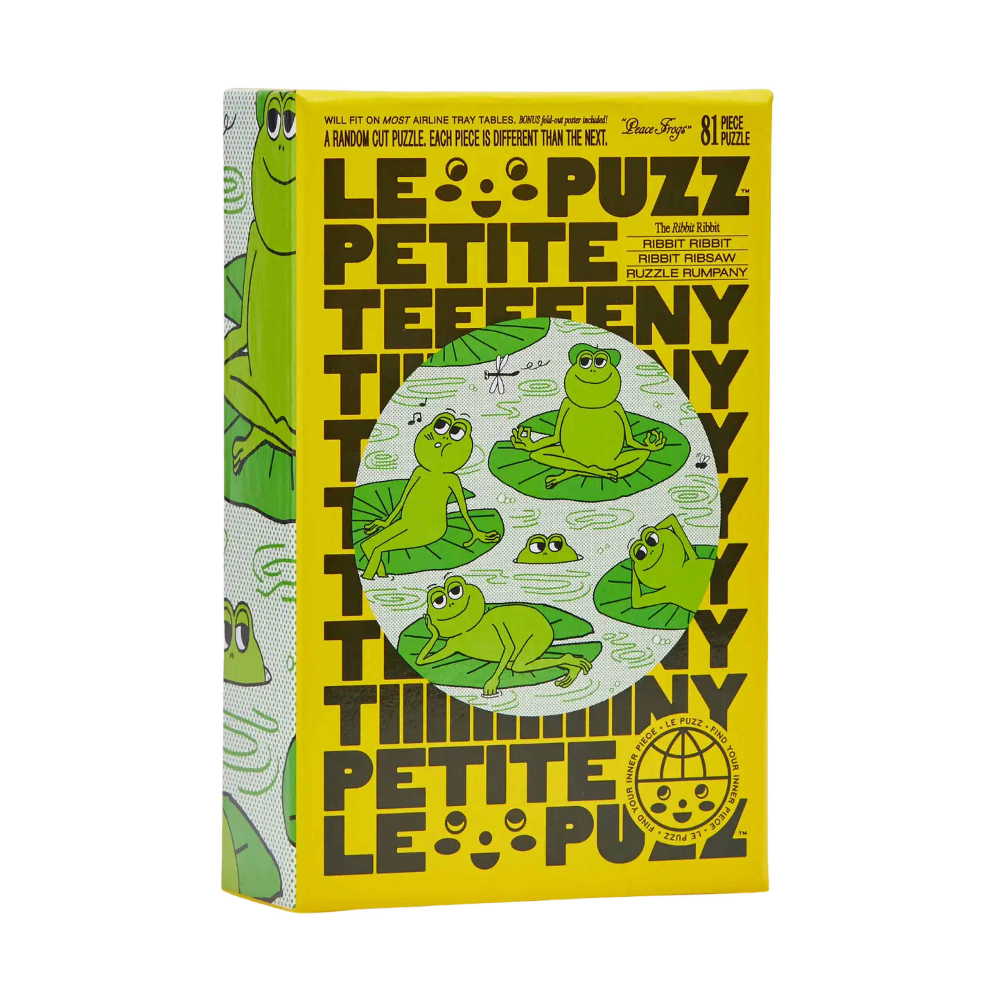 peace frogs 81 piece puzzle