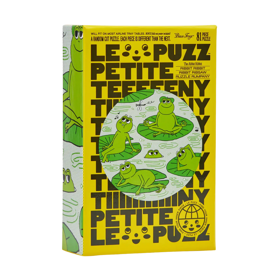 peace frogs 81 piece puzzle