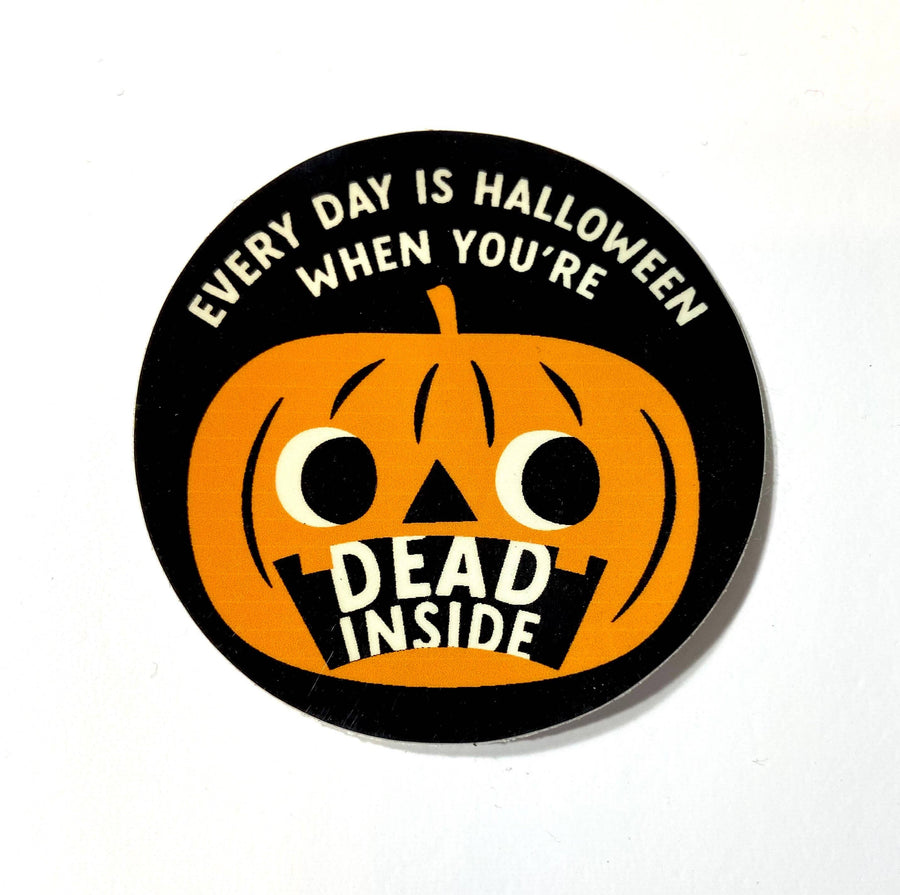 dead inside vinyl sticker