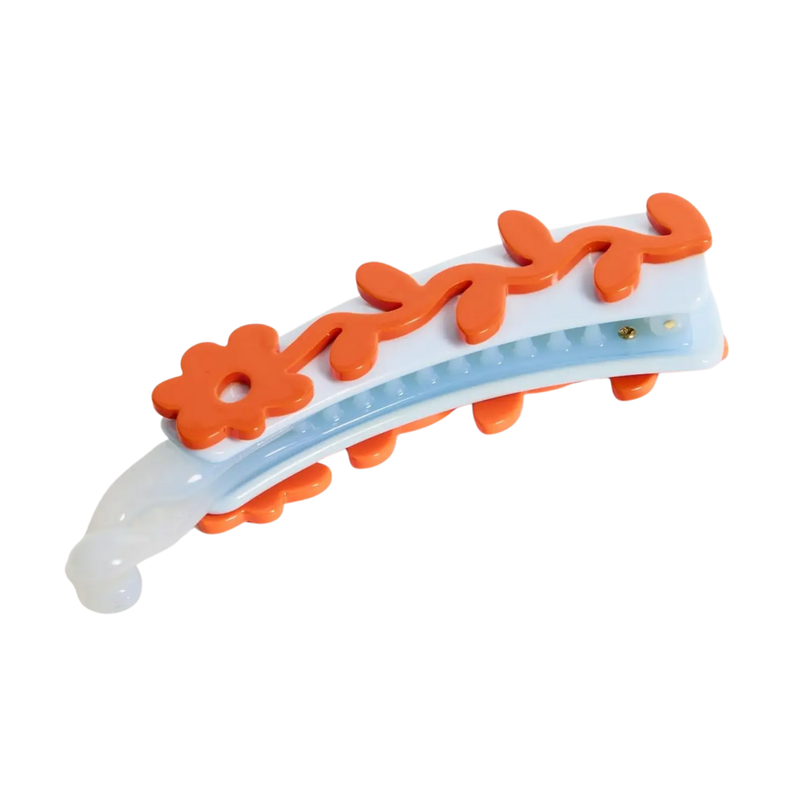 banana clip in poppy sky
