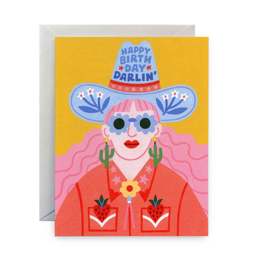 Cowgirl Birthday Card