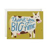 Big Time greeting card