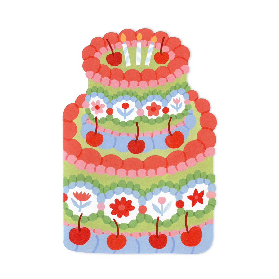 Birthday Cake Die Cut Card