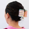 confetti cake hair claw clip
