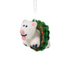 dog felt ornament