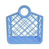 seaside blue silicone basket
