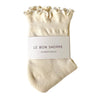 ruffled hugger crew socks