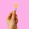 Peter Pizza Sticker, Funny Sticker, Food Sticker