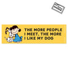 snoopy mini bumper sticker
