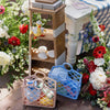 seaside blue silicone basket