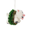 dog felt ornament