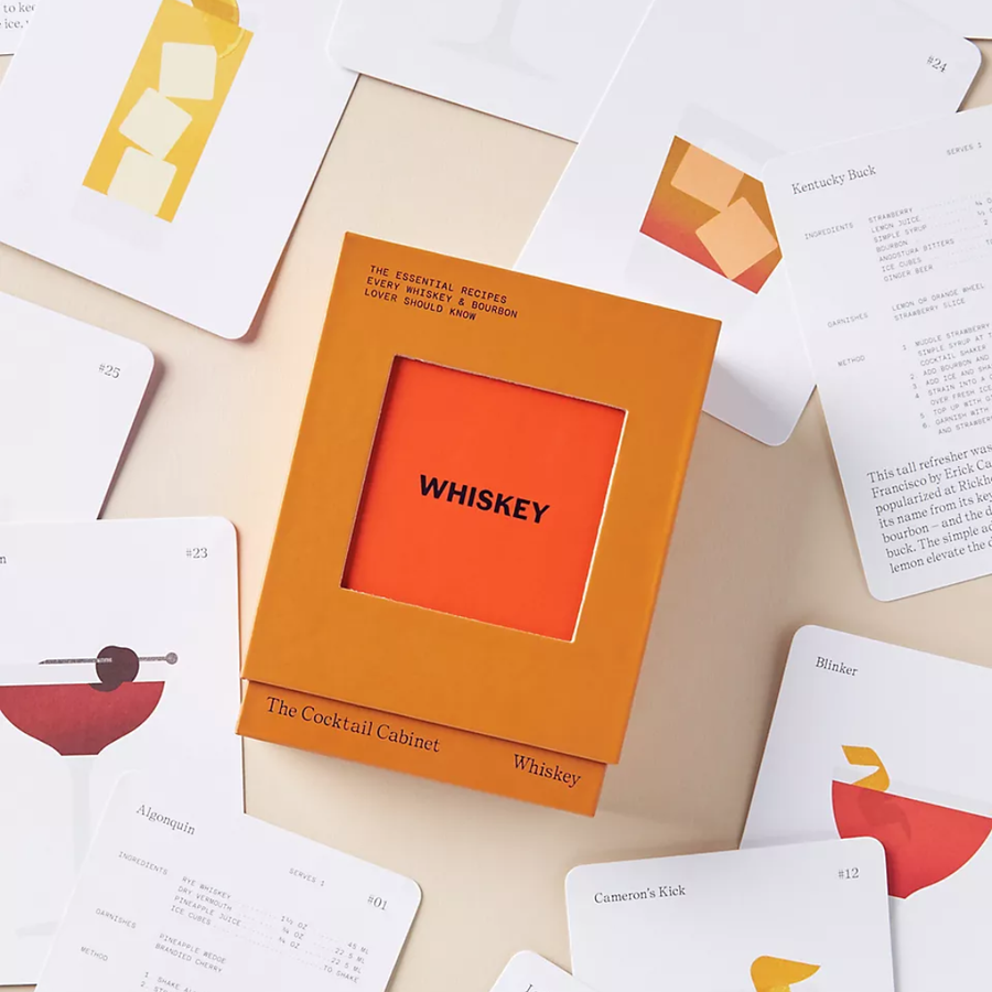 the coctail cabinet recipe card deck