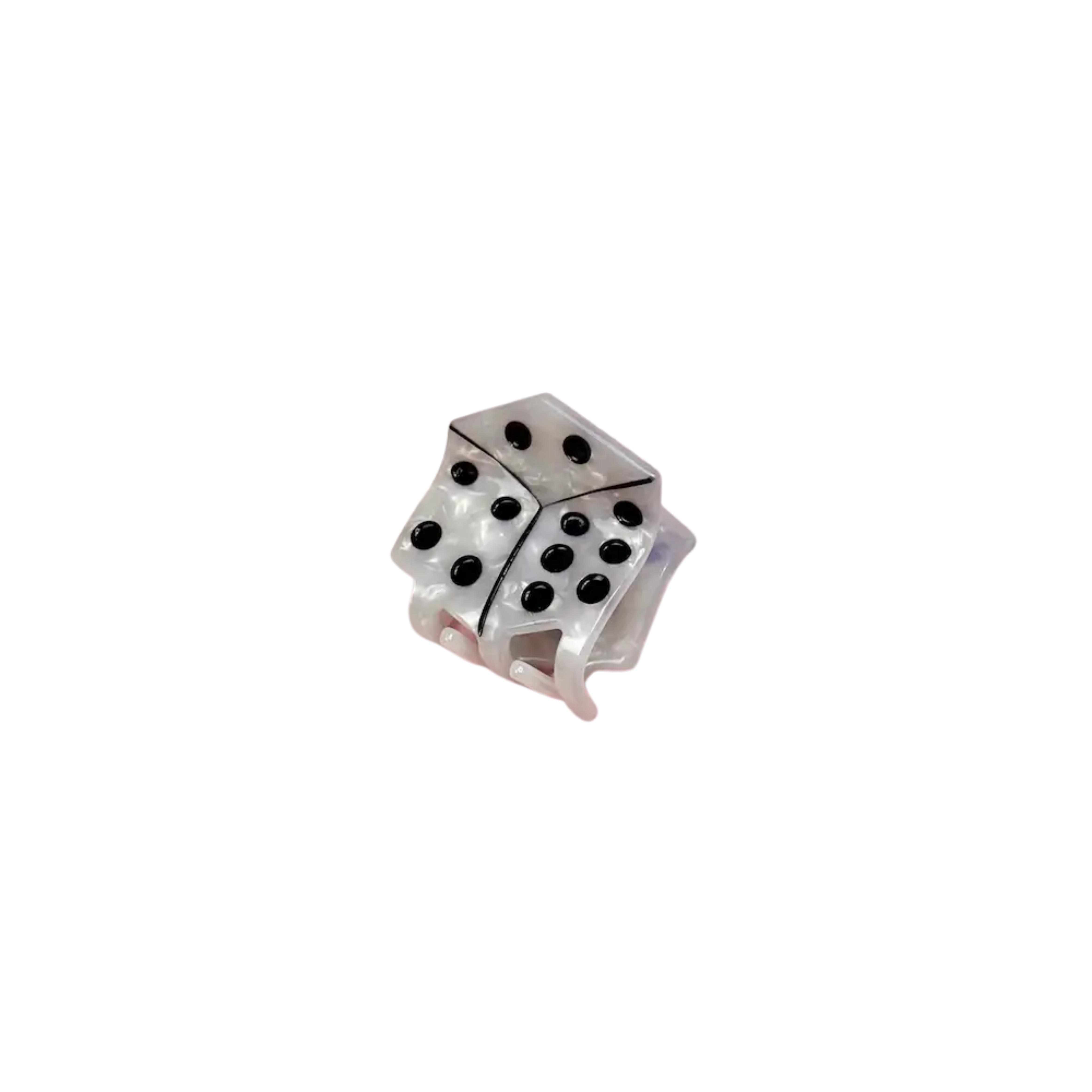 mini dice claw clip