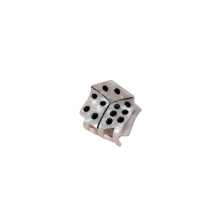 mini dice claw clip