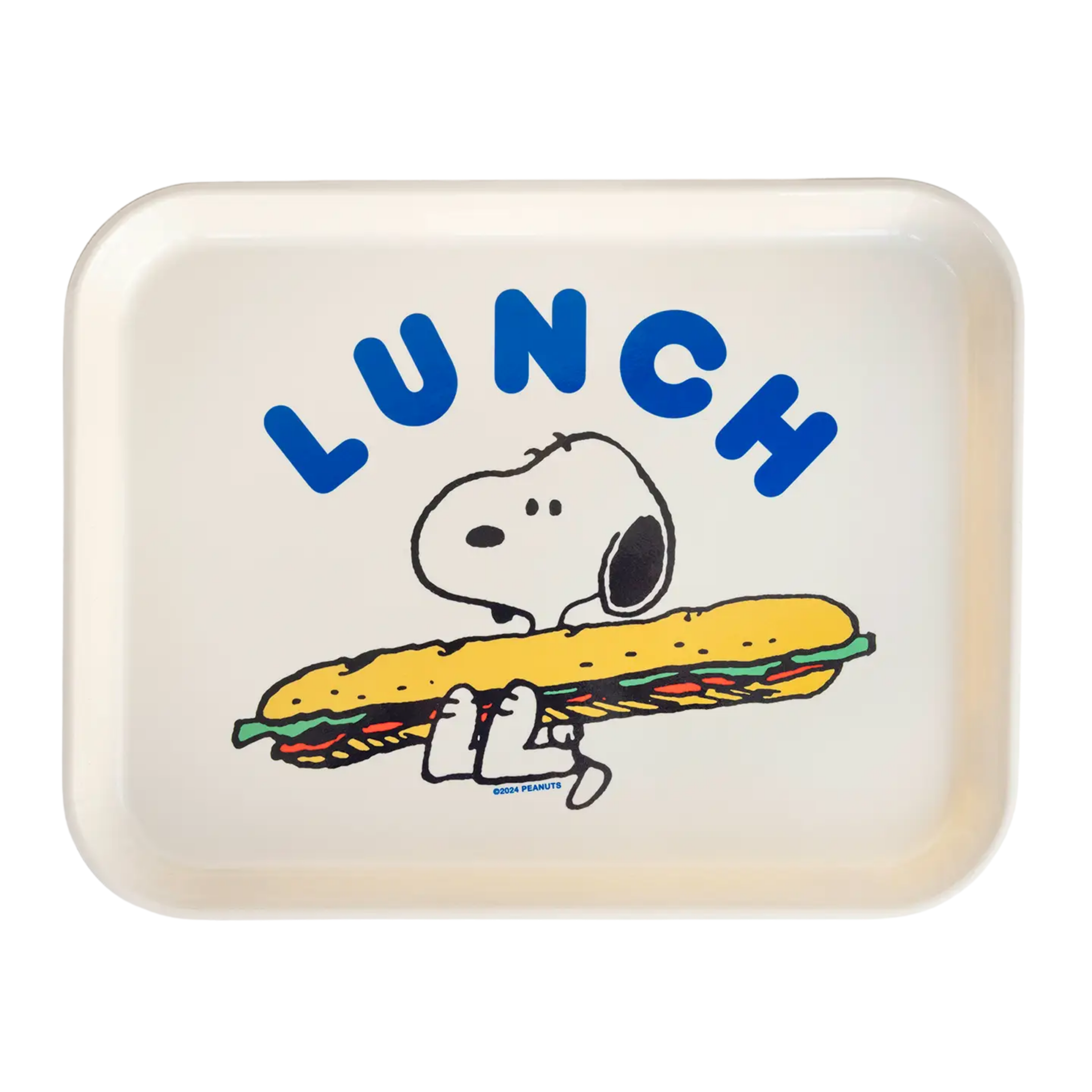 snoopy lunch tray