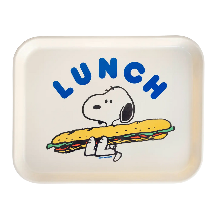 snoopy lunch tray