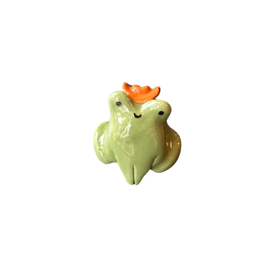 ceramic frog by mtg ceramics