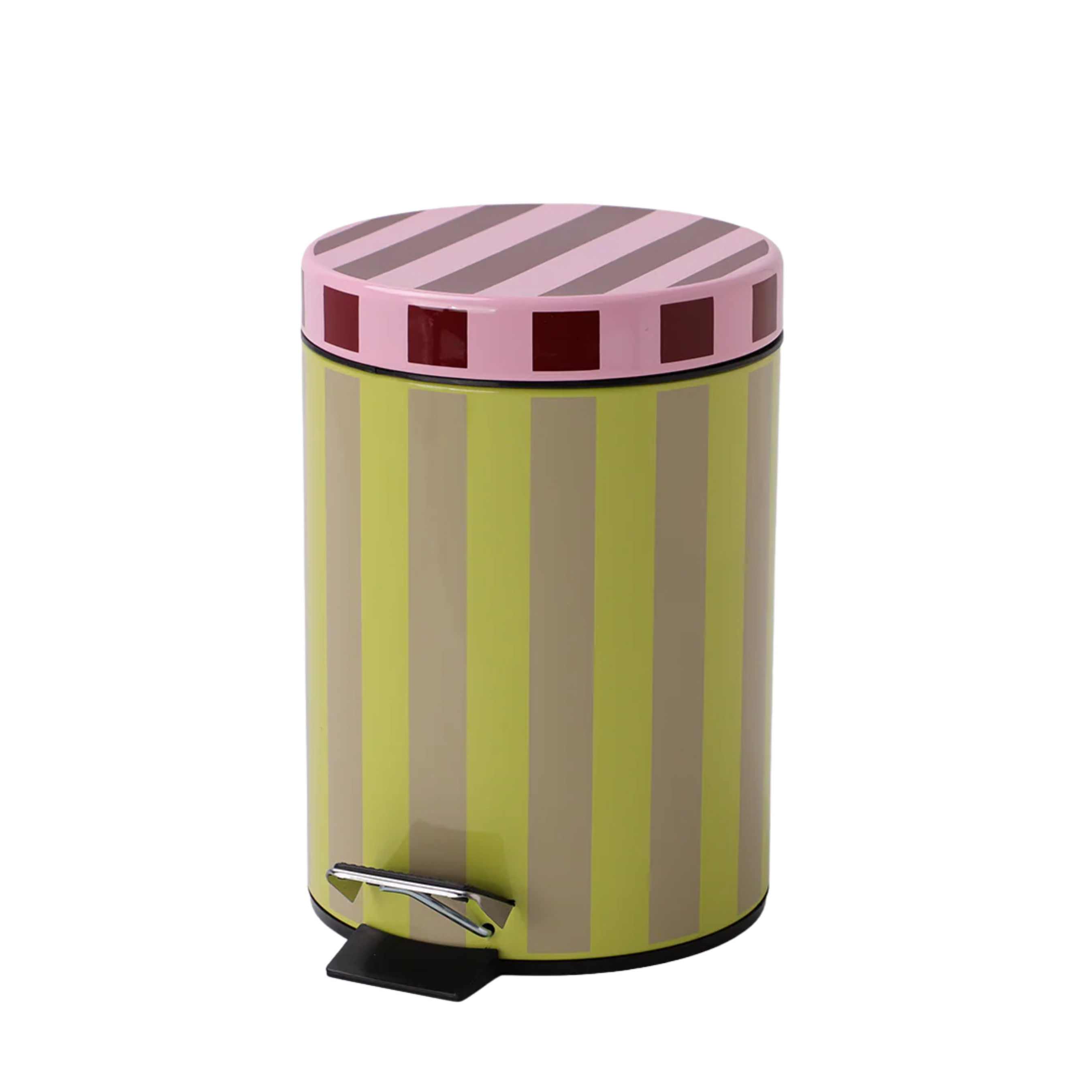 dusen dusen firefly stripe pedal trash bin