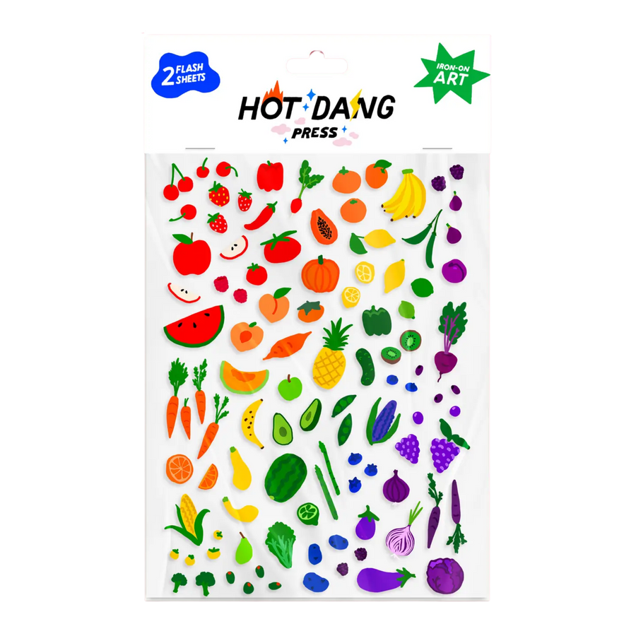 hot dang press eat the rainbow sheet set