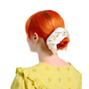 silk scrunchie in large ants