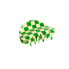checker claw in green