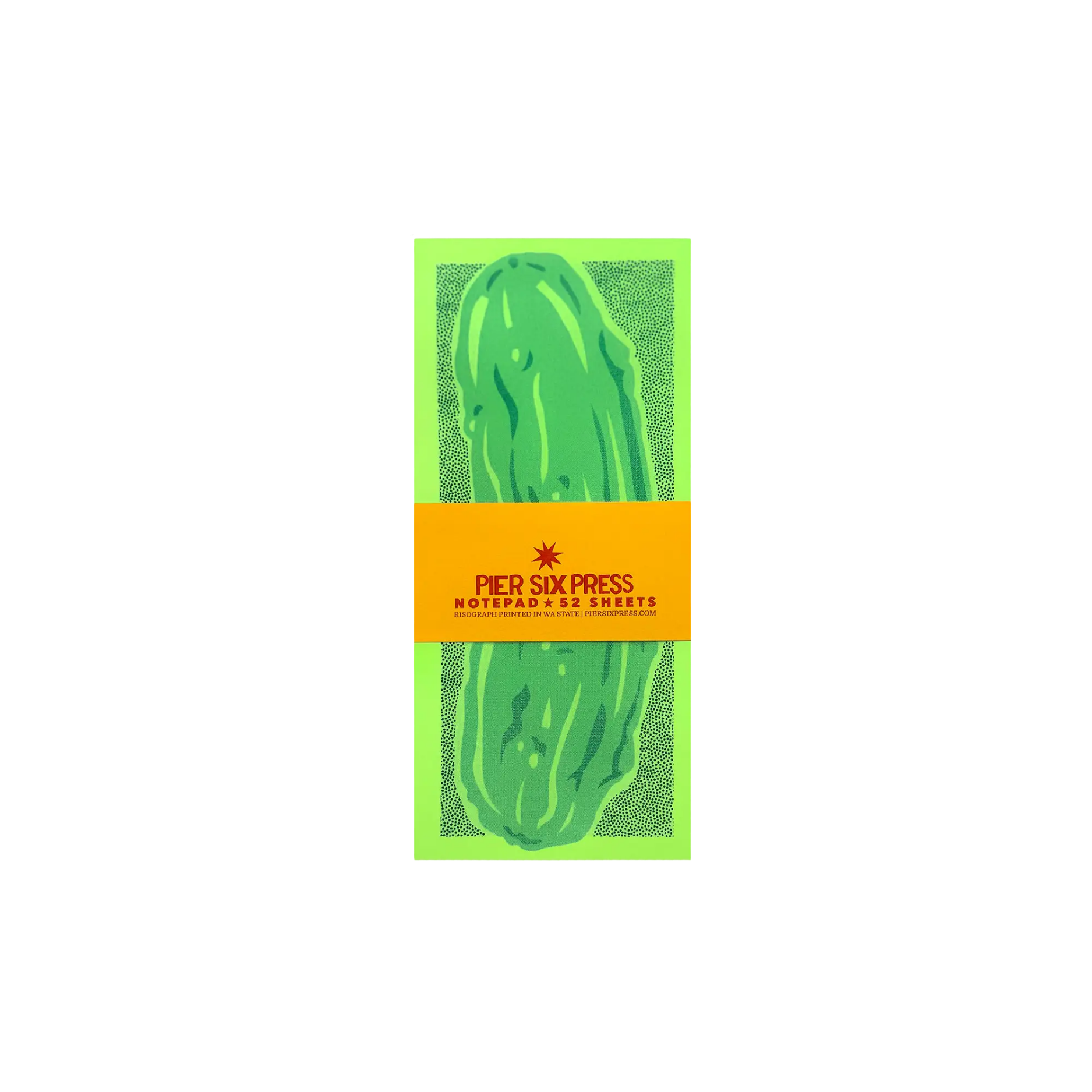pickle pad risograph memo notepad