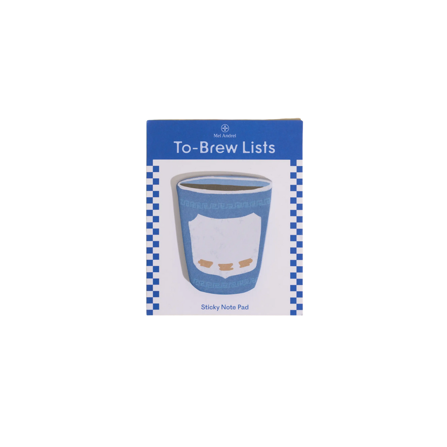 to-brew list die-cut sticky notes