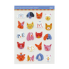 cats & dogs sticker sheet
