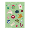 lucky girl sticker sheet