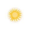 golden sun coasters - set of 4