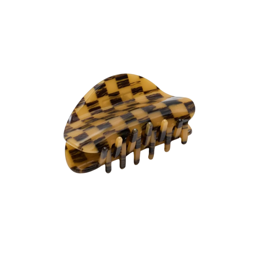 checker claw in mocha