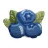 blueberries hook pillow