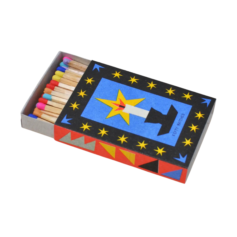 risograph printed matchbox
