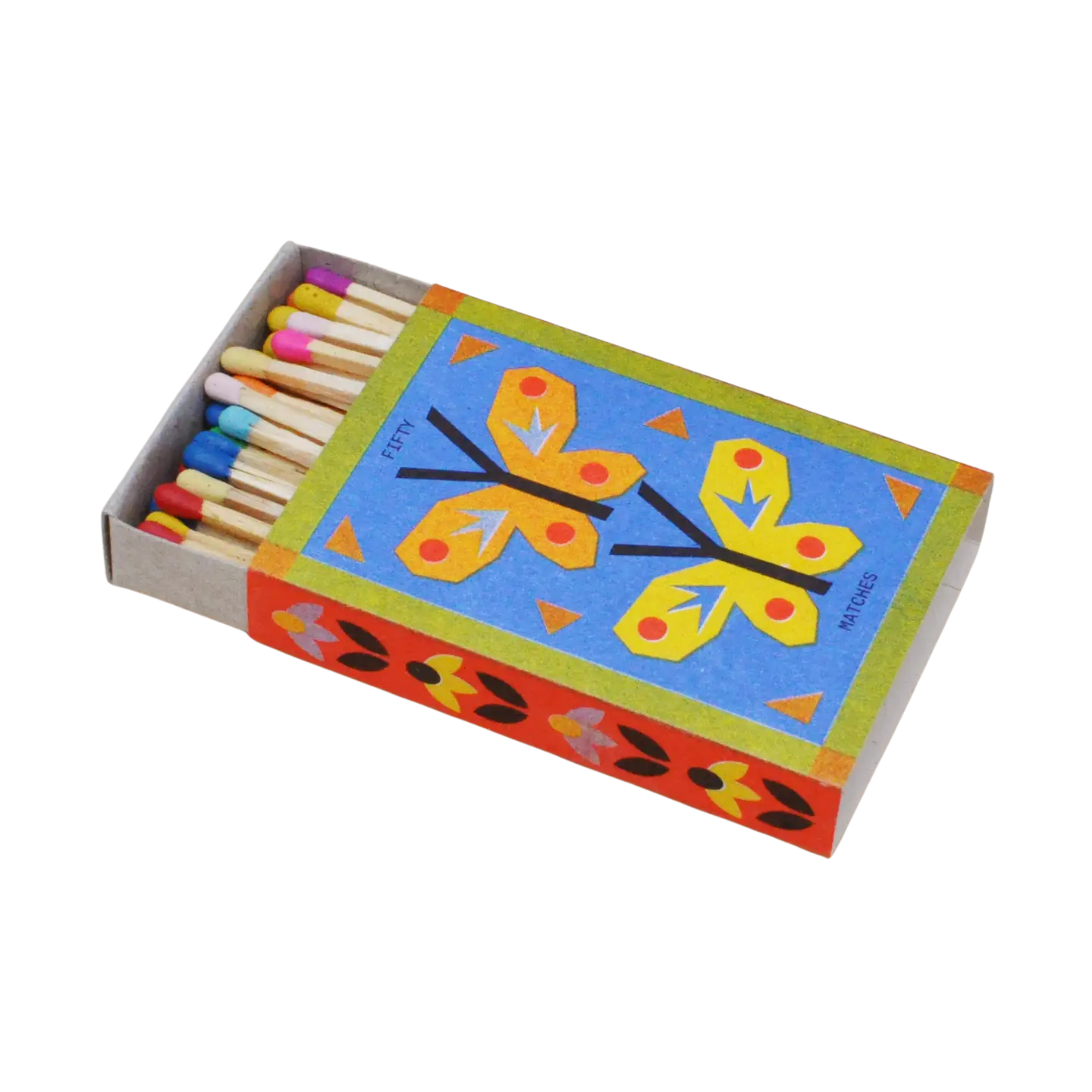 risograph printed matchbox