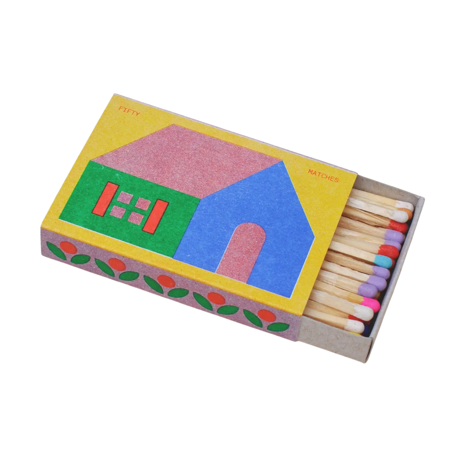 risograph printed matchbox