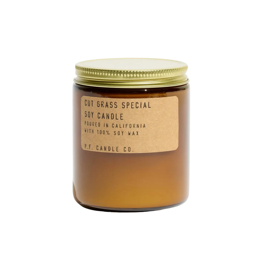 cut grass special candle