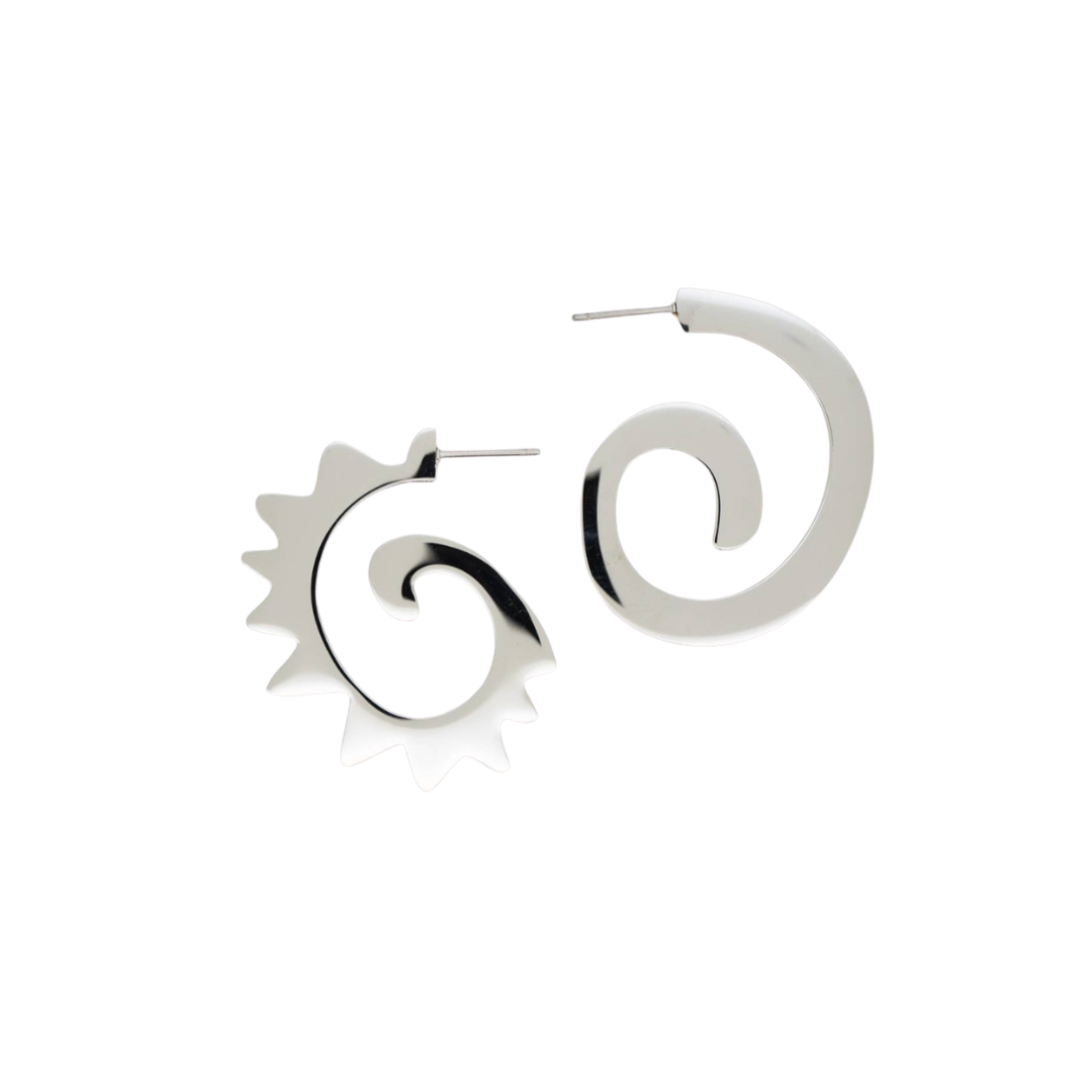 Caracol & Espiral stainless steel hoops