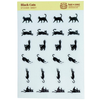 Black Cats Sticker Sheet