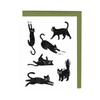 Black Cats Greeting Card