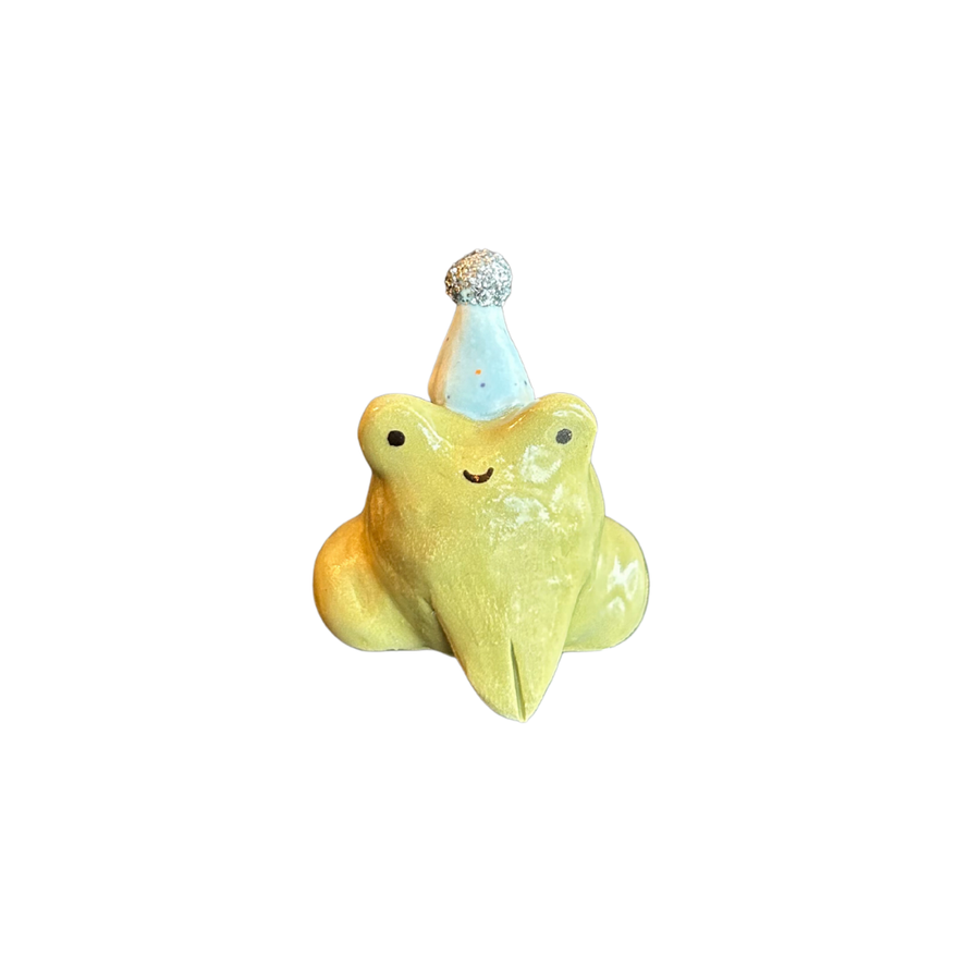 ceramic frog by mtg ceramics