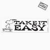 snoopy mini bumper sticker